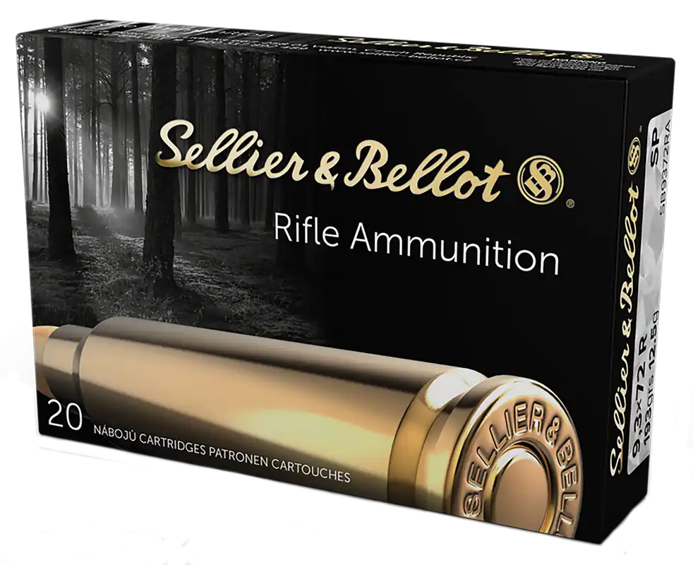 Sellier & Bellot Rifle 9.3mmx72R 193 gr Soft Point (SP) 20 Bx/ 20 Cs