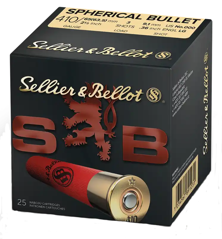 Sellier & Bellot 410ga 2.5" 000Bk 3-Pellet 25rd