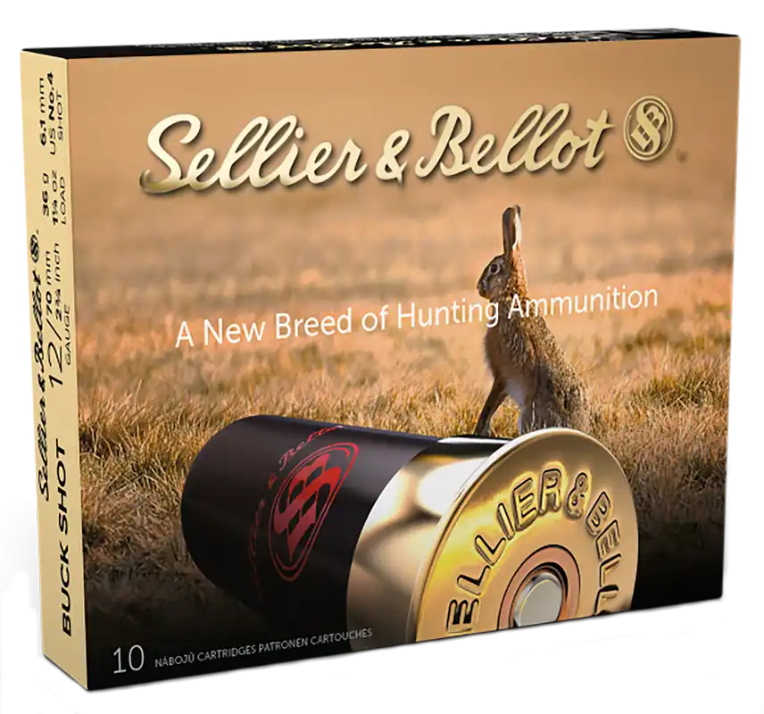 Sellier & Bellot 12ga 2.75" 27-Pellet 4Bk 10rd