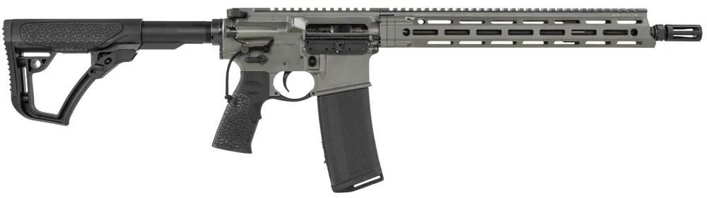 Daniel Defense DDM4 V7 SLW *CA Compliant 5.56 14.50" 10+1 Adj Overmolded Stock Flashhider Green Cerakote Hard Case 0212801219055