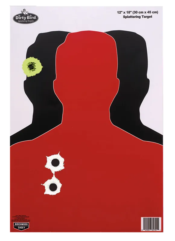 Birchwood Casey Shoot-N-C Handgun Trainer Self-Adhesive Paper Multi Color Oval Includes Pasters 100 Per Pkg