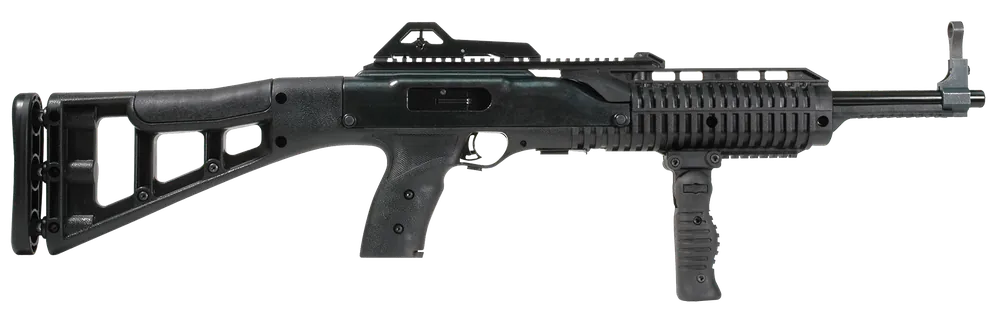 Hi-Point 995TS Carbine 9mm 16.50" 10+1 Steel Barrel/Rec Fixed Syn Stock Adj Front Sight/Peep Rear Black Finish 995TSFG