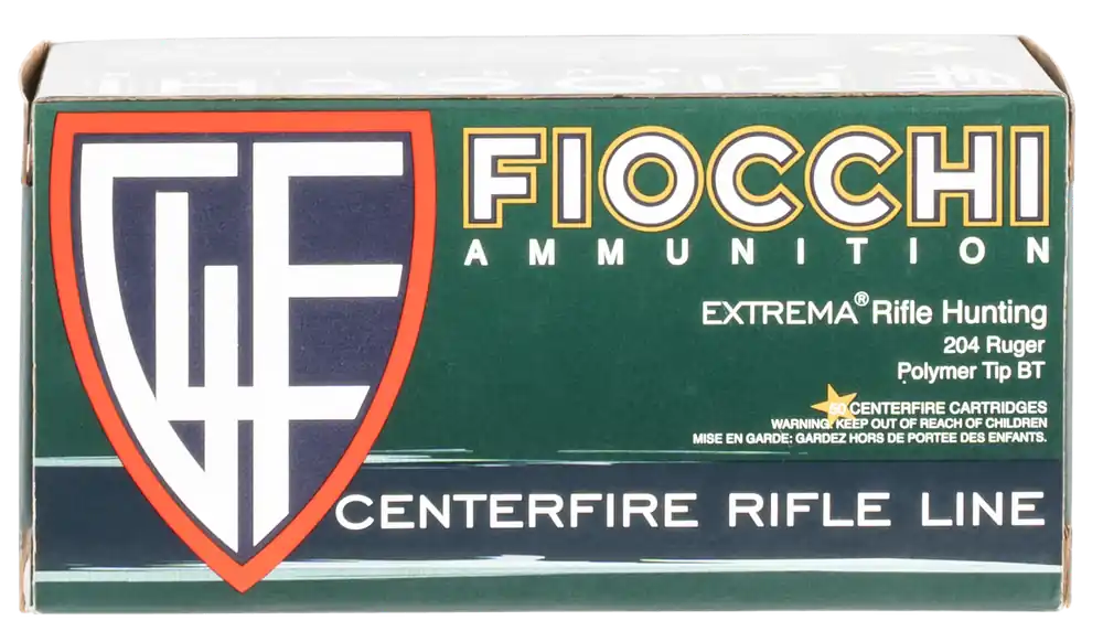 Fiocchi Field Dynamics 204 Ruger 32 gr V-Max Polymer Tip 50 Bx