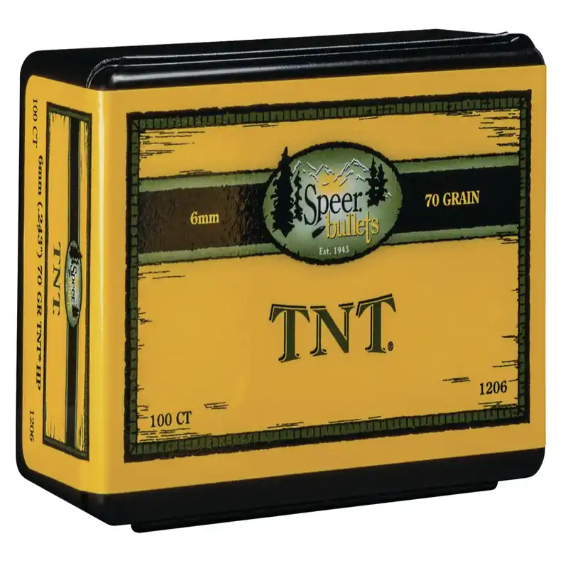 Speer TNT 6mm 70 Gr JHP 100/Box