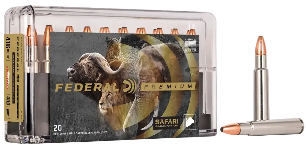 Federal Premium Safari Cape-Shok 416 Rigby 400 gr Swift A-Frame (SWFR) 20 Bx