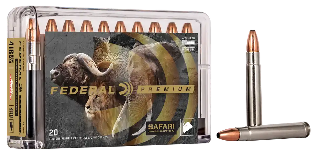 Federal Premium Safari Cape-Shok 416 Rem Mag 400 gr Swift A-Frame (SWFR) 20 Bx