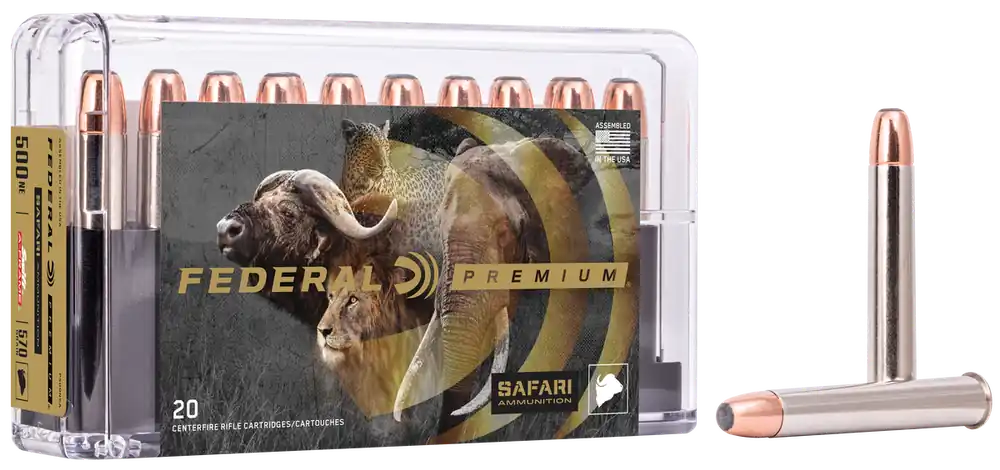 Federal Premium Safari Cape-Shok 500 NE 570 gr Swift A-Frame (SWFR) 20 Bx