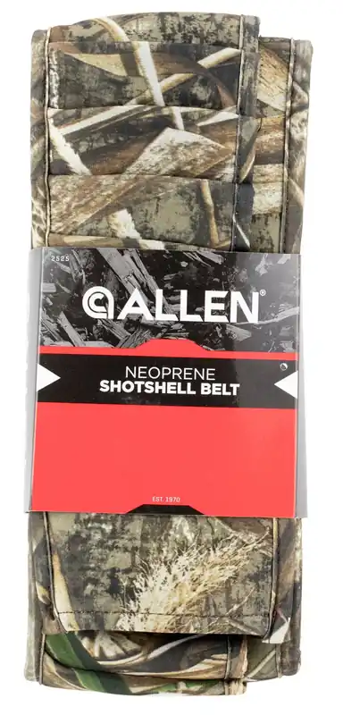Allen Shell Belt Shotgun 25 Rounds Realtree Max-4 Neoprene Adjustable