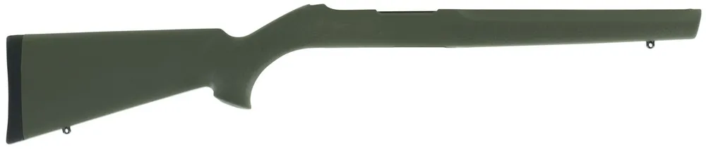 Hogue OverMolded Rifle Stock Aluminum Pillar Bedded OD Green Synthetic for Ruger 10/22 with .920 Barrel Diameter