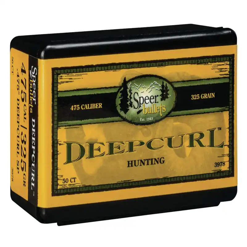 Speer DeepCurl 475 Caliber 325 Gr SP 50/Box