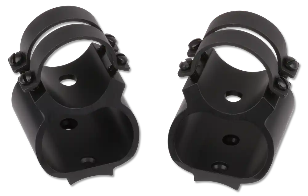 Weaver Mounts 49715 See-Thru Ring/Mount Set For Rifle Remington 742/760 1" Tube Black Steel