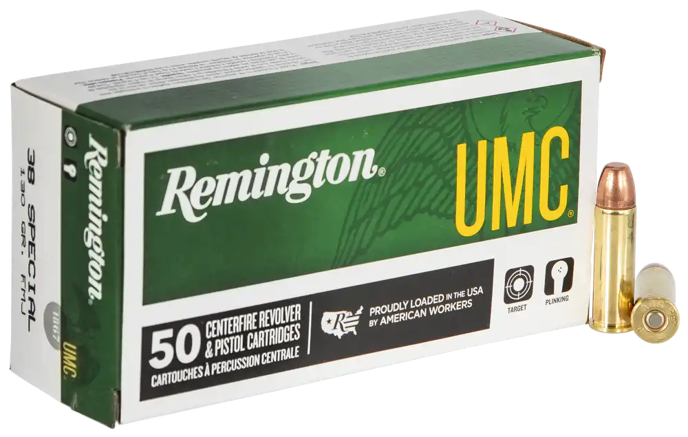 Remington Ammunition UMC 38 Special 130 gr Full Metal Jacket (FMJ) 50 Bx/ 10 Cs