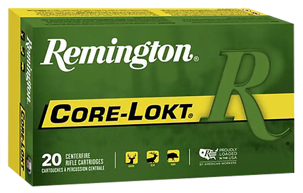 Remington Ammunition Core-Lokt 30-06 Springfield 125 gr Pointed Soft Point (PSP) 20/Box