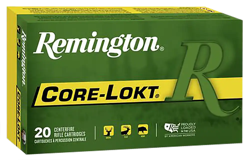 Remington Ammunition Core-Lokt 30-06 Springfield 165 gr Pointed Soft Point (PSP) 20/Box
