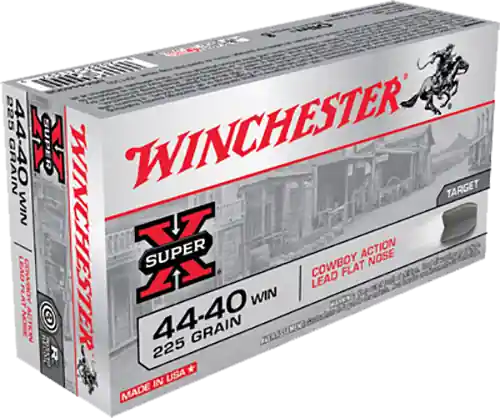 Winchester Ammo Super-X Cowboy 44-40 Win 225 gr Lead Flat Nose (LFN) 50 Bx/10 Cs