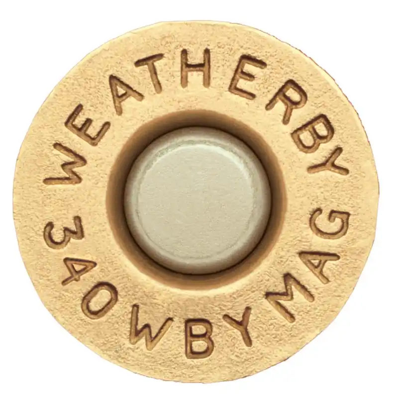 Weatherby Unprimed Cases 340 Weatherby Magnum Rifle Brass - 20 Per Box