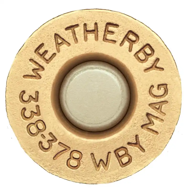 Weatherby Unprimed Cases 338-378 Weatherby Magnum Rifle Brass - 20 Per Box