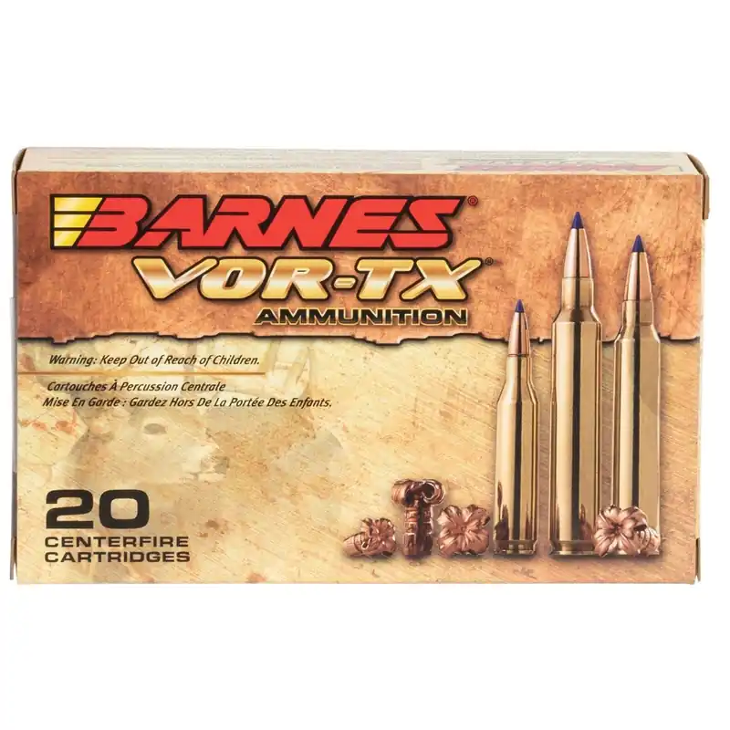 Barnes Bullets VOR-TX 270 Win 130 gr Tipped TSX Boat-Tail Ammo - 20/Box
