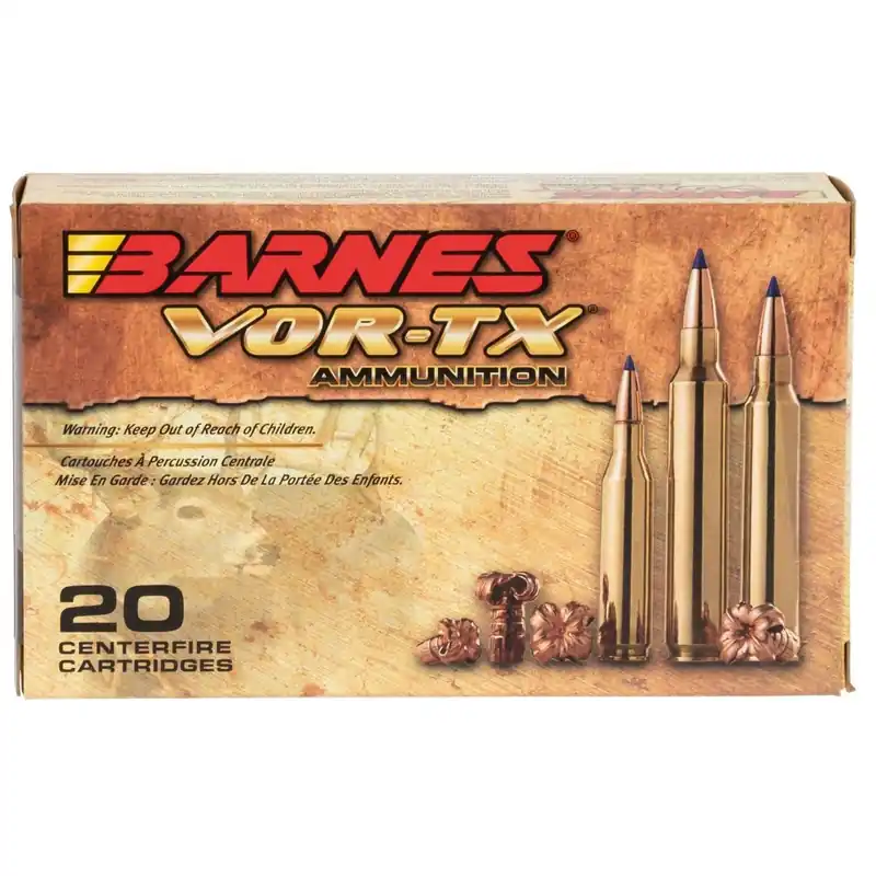 Barnes Bullets VOR-TX 30-06 Springfield 150 gr Tipped TSX Boat-Tail Ammo - 20/Box