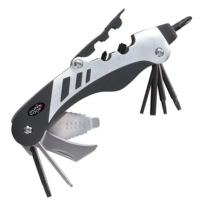 Real Avid Gun Tool Black/Silver Rubber Grip Coated Polymer Jackets Handle Rifle/Shotgun