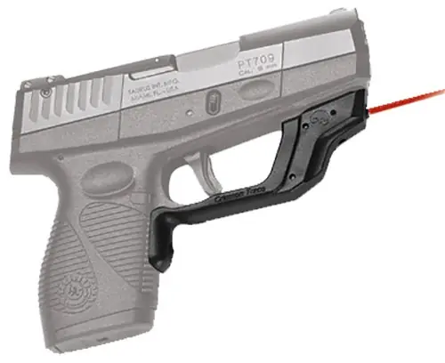 Crimson Trace Laserguard 5mW Red Laser with 633nM Wavelength & 50 ft Range Black Finish for Taurus 709 Slim