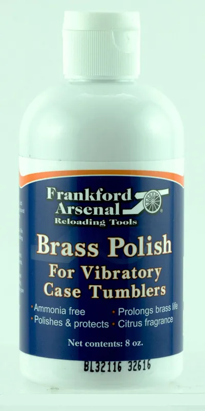 Frankford Arsenal Quick-N-Ez Brass Polish 8 oz Squeeze Bottle