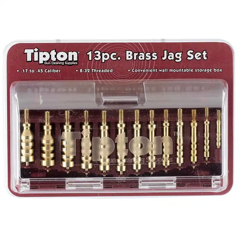 Tipton Jag Set Multi-Caliber Brass 13 Pc