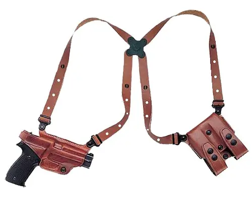 Galco Miami Classic Shoulder System Tan Leather 1911 5" RH