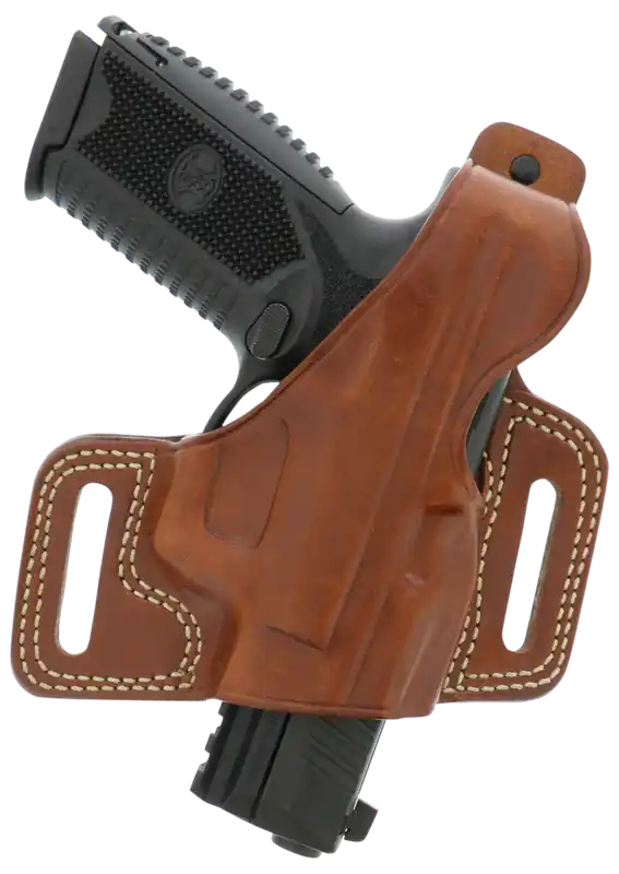 Galco Silhouette High Ride Belt 1911 5" Leather Tan