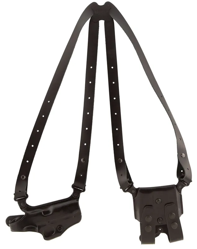 Galco Miami Classic Shoulder System Black Leather 5" 1911 RH