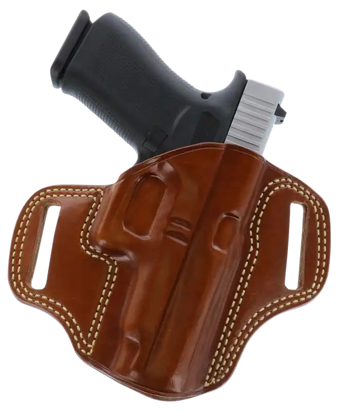 Galco Combat Master Tan Leather Belt Fits Glock 19,19X,23,32,36,45 RH