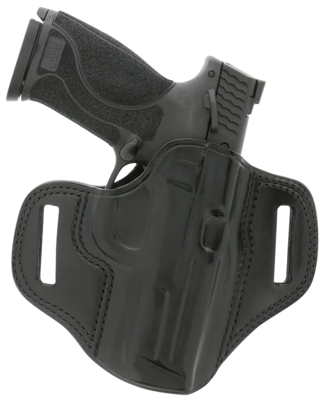 Galco Combat Master Black Leather Belt Fits Glock 17,22,31 RH