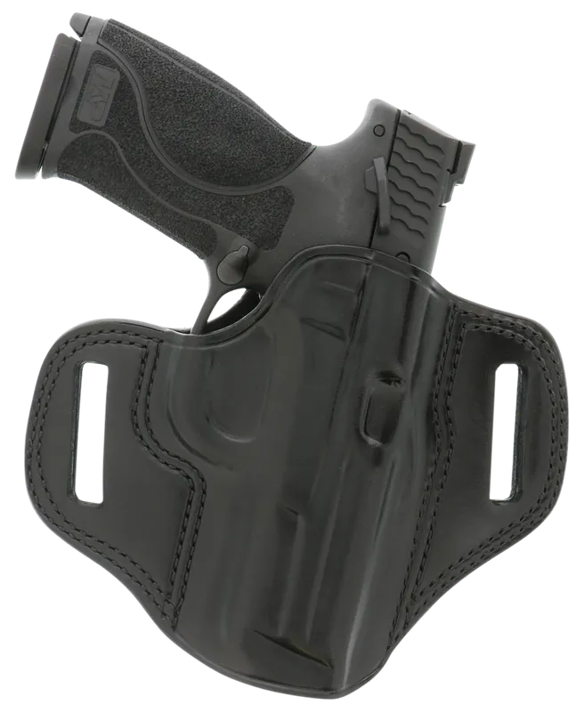 Galco Combat Master Black Leather Belt Fits Glock 19,19X,23,32,36,45 RH