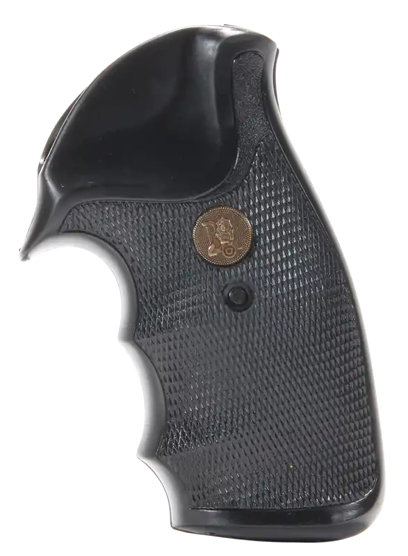 Pachmayr Gripper Grip Checkered Black Rubber with Finger Grooves for Charter Arms