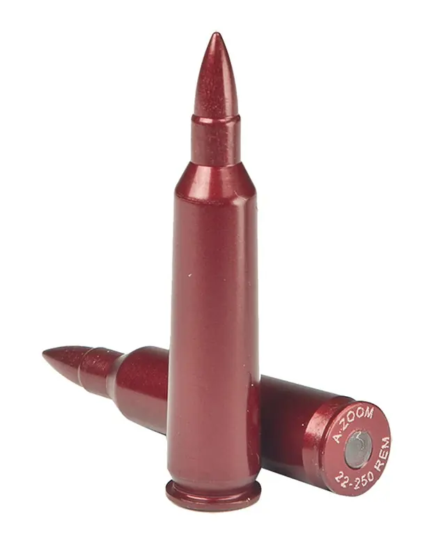 A-Zoom Rifle Snap Cap 22-250 Rem Aluminum 2/Pack