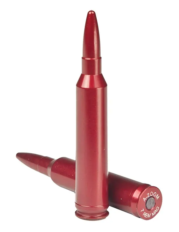 A-Zoom Rifle Snap Cap 7mm Rem Mag Aluminum 2/Pack