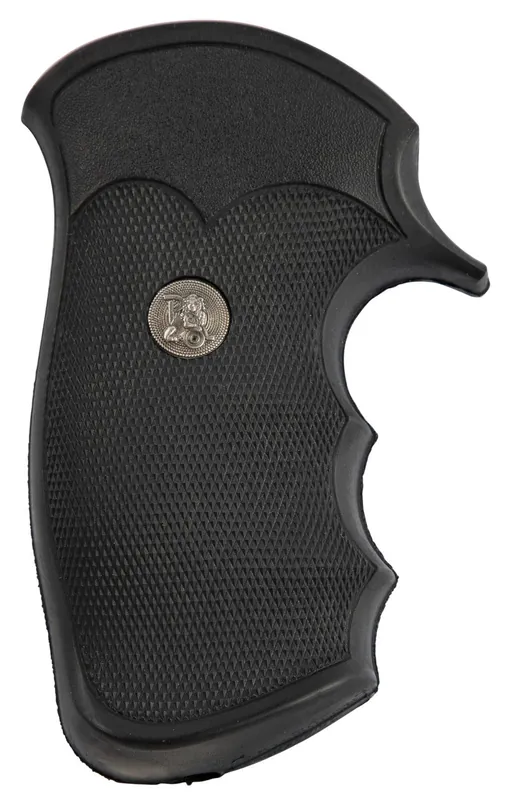 Pachmayr Decelerator Grip Checkered Black Rubber with Finger Grooves for T/C Contender