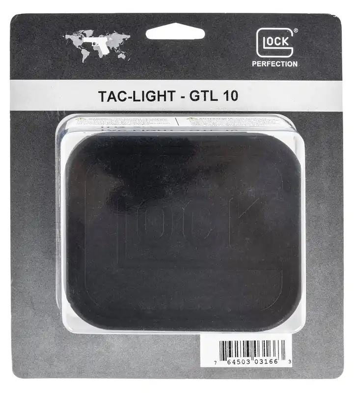 Glock GTL 10 Tactical Light For Handgun 70 Lumens Output White Xenon Light Black Polymer