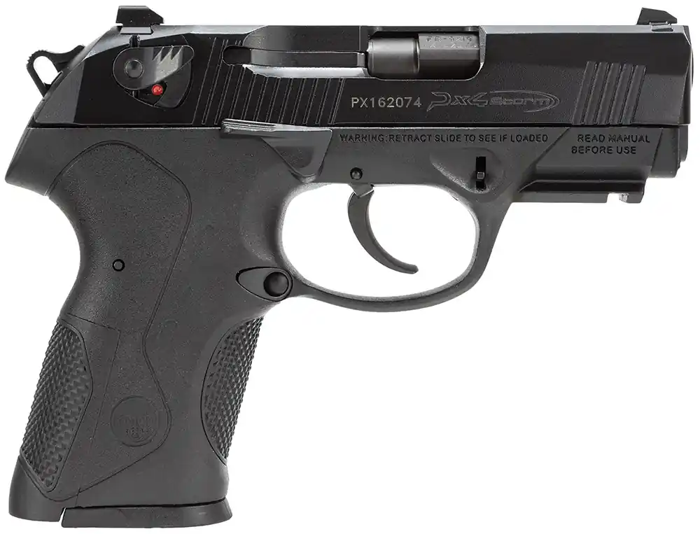 Beretta USA Px4 Storm Compact 9mm Luger 3.27" 10+1 Overall Black Finish with Picatinny Rail Frame, Serrated Bruniton Finish Steel Slide & Interchangeable Backstrap Grip