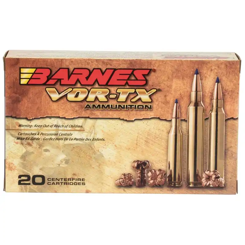 Barnes Bullets VOR-TX 300 RUM 165 gr Tipped TSX Boat-Tail Ammo - 20/Box