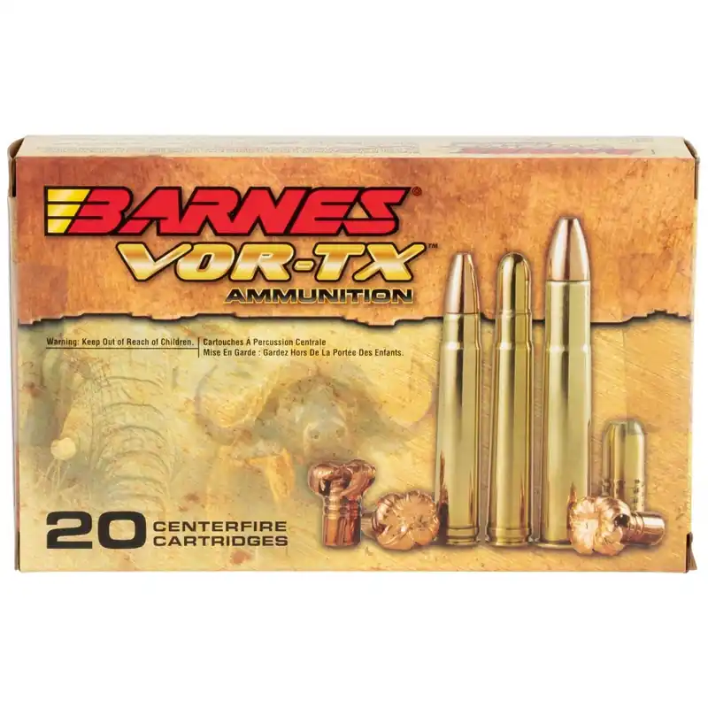 Barnes Bullets VOR-TX Safari 416 Rem Mag 400 gr TSX Flat Base Ammo - 20/Box