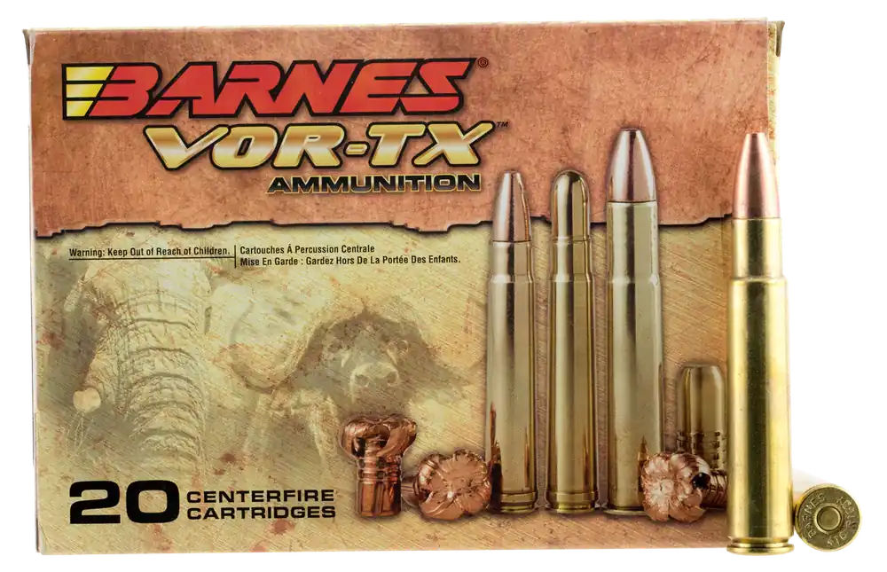 Barnes Bullets VOR-TX Safari 416 Rigby 400 gr TSX Flat Base Ammo - 20/Box