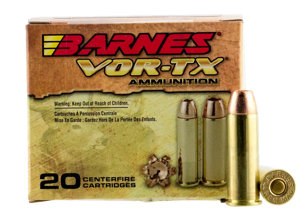 Barnes Bullets VOR-TX 44 Rem Mag 225 Gr Barnes VOR-TX XPB 20/Box