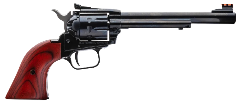 Heritage Mfg Rough Rider 22LR/22WMR 6.50" 9rd Black/Cocobolo Revolver