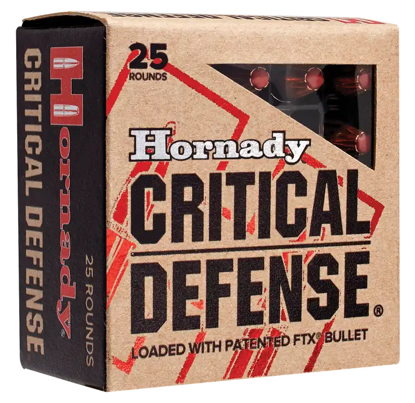 Hornady Critical Defense 9x18 Makarov 95 gr Flex Tip eXpanding 25 Bx/ 10 Cs