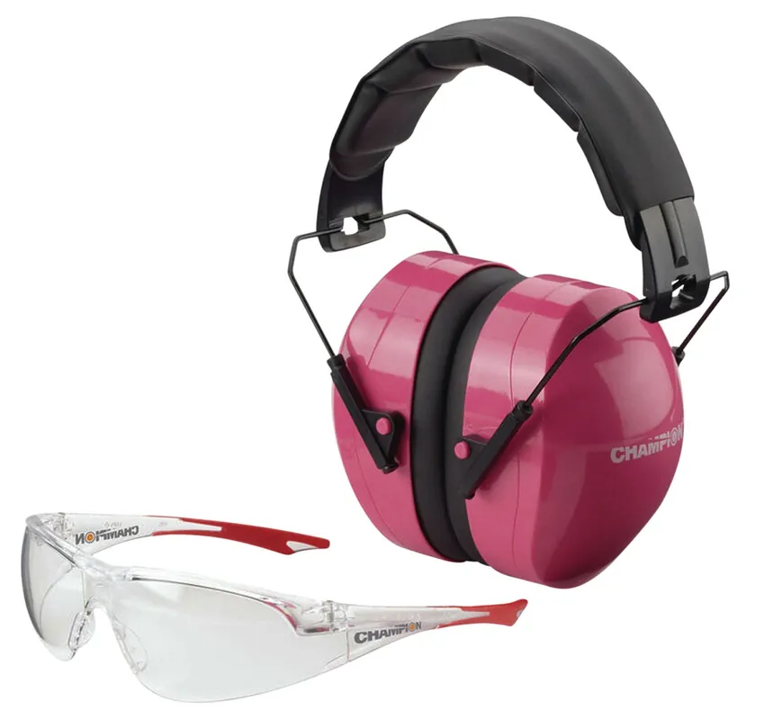 Champion Targets Eyes & Ears Combo 26 dB Pink - Adults