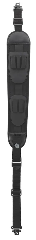 Allen Denali Sling made of Black Neoprene with Sharkskin Back, 22"-42" OAL, 3" W, Adjustable Design & 5 Cartridge Loops for Rifle