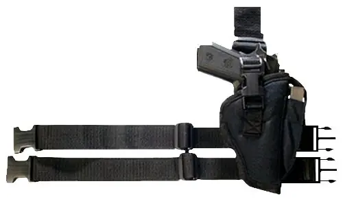 Bulldog Tactical Leg Holster 3.5-5" Lg Frame Auto, Most Right Hand