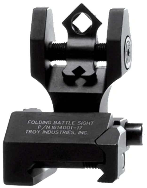 Troy Ind Dioptic BattleSight Rear Sight Folding Black for AR-Platform