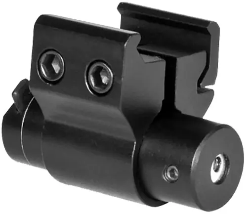 NcStar Compact Laser 5mW Red Laser with 635-655nM Wavelength, Black Finish & Weaver Mount for Compact & Subcompact Pistols
